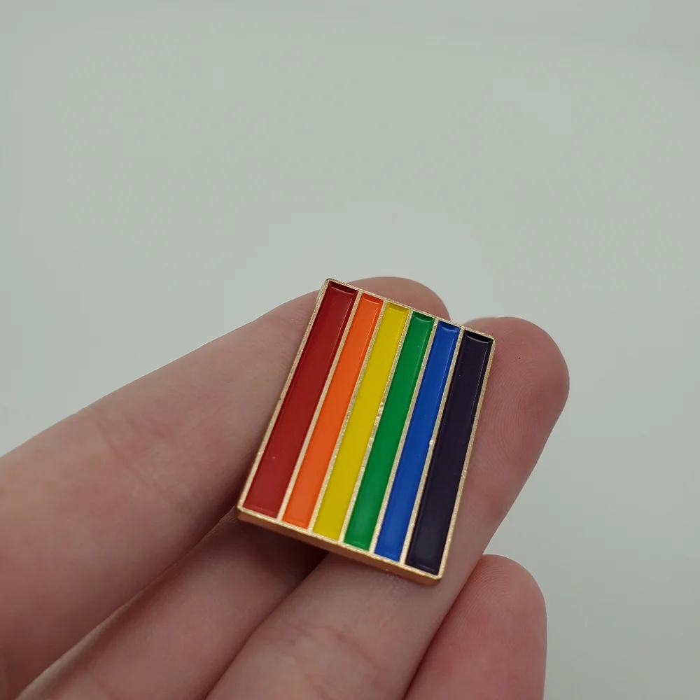 LGBTQ Pride flag pin